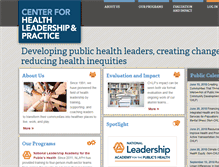 Tablet Screenshot of healthleadership.org